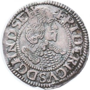 1/16-Taler, Silber, 1642 König Friedrich III (1606-1670) von Dänemark und Norwegen 1648-1670 und Fürstbischof von Bremen und Verden 1635-1647.